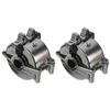 2Pcs Aluminum Front and Rear Gear Box Set for WLtoys 1/18 RC Car A959 A959B A969 A969-B A979 K929 Upgrade Parts ( Color : Black ) view 1