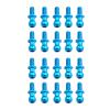 20Pcs M3 Metal Hex Ball Head Screws for Tamiya TT01 TT02 Sakura D5 1/10 RC Drift Car Spare Parts Universal,Blue ( Color : Blue ) view 1