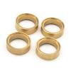 BAIJAC 4PCS Brass Beadlock Wheel Rim Ring Counterweight for 1/18 FMS Toyota Fj Cruiser Land Cruiser RC Car Upgrade Parts (Color : Yellow) view 1