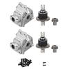 2 Pack Metal Differential and Gear Box Set for Wltoys 144001 144002 144010 124016 124018 124019 RC Car Upgrade Parts ( Color : Silver ) view 1