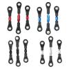 3Pcs Metal Steering Rod Link Rod Tie Rod for Tamiya TT-01 TT01 1/10 RC Car Upgrade Parts Accessories ( Color : Blue ) view 2