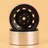 BAIJAC 4PCS Rally 1.9 Metal Beadlock Wheel Hub Rim for 1/10 RC Crawler Axial SCX10 90046 AXI03007 Traxxas TRX4 RC4WD D90 ( Color : Copper ) view 4