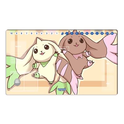 Mlikemat New DTCG Duel Playmat Digimon Board Terriermon Anime Trading Card Game Mat Desk Pad + Free Bag (ZD002-226-SM)