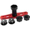 Vgoohobby 17mm Hex Wheel Nuts Adapter w/ 17 Wheel Hex Wrench RC Sleeve Tool Compatible with Traxxas X-Maxx E-Revo E-Maxx Summit 1/8 RC Monster Car (Black) view 1
