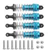 4Pack Vgoohobby 144001 Shock Absorber Damper Suspension Shocks Upgrade Parts Compatible with WLtoys 144001 124018 124019 1/14 RC Car Buggy (Blue) view 1