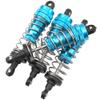 4Pack Vgoohobby 144001 Shock Absorber Damper Suspension Shocks Upgrade Parts Compatible with WLtoys 144001 124018 124019 1/14 RC Car Buggy (Blue) view 4