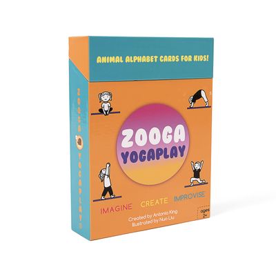 Yoga Play Cards: Fun Animal Alphabet Cards for Kids & Grownups