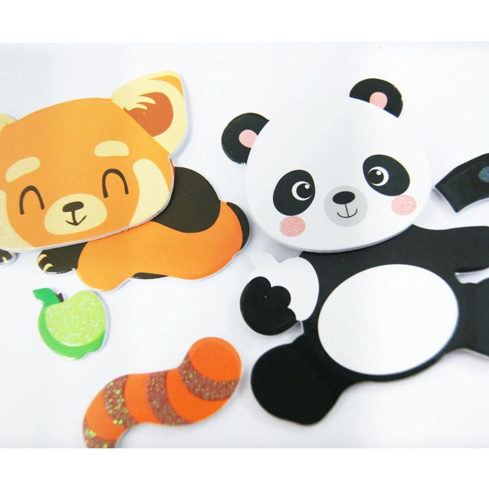 30 Stickers - EVA Foam - Panda to Personalize