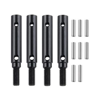 Hard Steel Front Rear Portal Stub Axle Drive Gear Shaft for 1/10 RC Crawler TRAXXAS TRX4 TRX-4 TRX6 Portal Axle,4Pcs (Color : 4PCS)