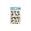 63 Stickers - Multicolored Alphabet - Glossy - 1,8 cm view 2