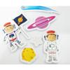 30 Stickers - EVA Foam - Cosmonaut - Gold view 1