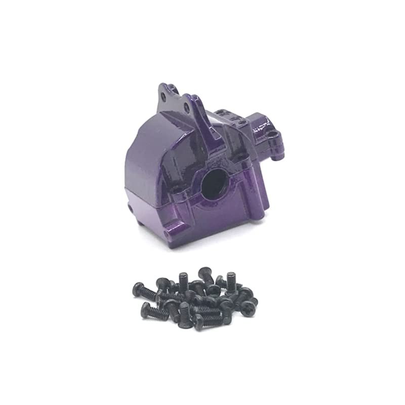 BAIJAC Metal Differential Gearbox Housing Cover for Wltoys 144001 124019 124018 RC Car Upgrade Parts Accessories (Color : 1 Gearbox)
