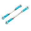 2Pcs Metal Adjustable Steering Linkage Servo Link Pull Rod for Traxxas Slash 4X4 5807 HQ727 1/10 RC Car Upgraded Parts (Color : Light Blue) view 1