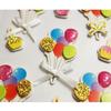15 3D Stickers - Birthday Balloons - Glitter view 1
