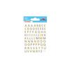 74 Sticker - Alphabet - Gold and Silver - 0.7 cm view 2