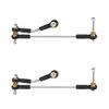 2 Set Steering Pull Rod Servo Rod Upgrade Parts for WPL B14 B24 B16 B36 C14 C24 C44 1/16 RC Car Accessories ( Color : Black Silver ) view 1