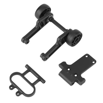 Wheelie Bar for HBX 16889 16889A 16890 16890A SG 1601 SG 1602 SG1601 SG1602 RC Car Parts Accessories (Color : Black)