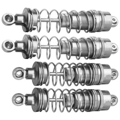 Vgoohobby Full Metal 104001 Shock Absorber Front Rear Shocks Damper Compatible with WLtoys 104001 1/10 RC Car Upgrade Parts (Grey)