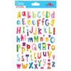 57 Stickers - Alphabet Flowers - Gold and Glitter view 2
