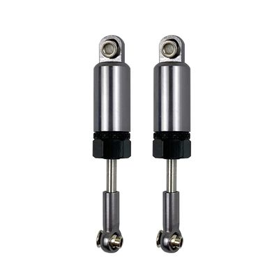 BAIJAC Suitable for WPL 1/16 C14 C24 RC Crawler Off-Road Car Truck Metal Shock Absorber Kit Shock Absorber Suspension Parts ( Color : 2PCS Gray )