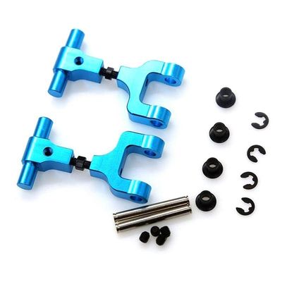 2Pcs Metal Rear Upper Suspension Arms Swing Arm for Tamiya TT-02 TT02 TT02T 1/10 RC Car Upgrade Parts ( Color : Blue )