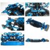 2Pcs Metal Rear Upper Suspension Arms Swing Arm for Tamiya TT-02 TT02 TT02T 1/10 RC Car Upgrade Parts ( Color : Blue ) view 3