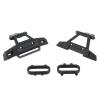 Front & Rear Bumper Assembly for HBX 16889 16889A 16890 16890A SG 1601 SG 1602 SG1601 SG1602 RC Car Parts Accessories ( Color : Black ) view 2
