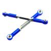 2Pcs Metal Adjustable Steering Linkage Servo Link Pull Rod for Traxxas Slash 4X4 5807 HQ727 1/10 RC Car Upgraded Parts (Color : Pink) view 3