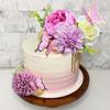 14 PCS Butterfly Cake Toppers Happy Birthday Cake Decorations with Artificial Purple Flowers Eucalyptus Butterflies for Girls Birthday Party Wedding Baby Shower Supplies (Purple) view 4