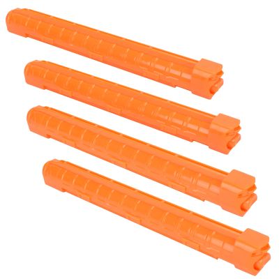OIMIO 12-Round Magazine, 4 Pack Round Magazines Bullet Clips for Nerf Rival (Orange)