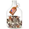 $2,000+ Glass Piggy Bank - Large 1.5 US Gallon (192 oz) Saving Money Jar - Kids & Adult Raffle Ticket Jar - Transparent Piggy Bank Money Box view 1