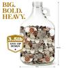 $2,000+ Glass Piggy Bank - Large 1.5 US Gallon (192 oz) Saving Money Jar - Kids & Adult Raffle Ticket Jar - Transparent Piggy Bank Money Box view 3