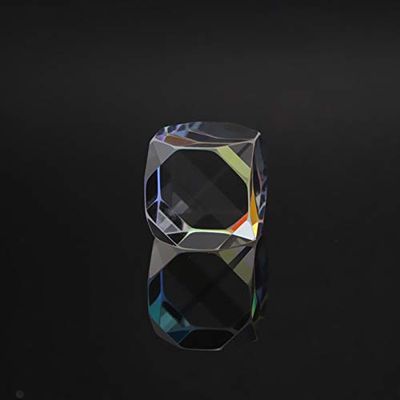 YONGERN Cross Dichroic Prisma Dice Octahedral Beam Combiner Optical Glass Decorative Cube Color Prism Crystal Prisme