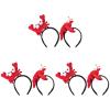 Amosfun Lobster Headwear, 6pcs Crayfish Claws Headbands, Hair Hoop Headbands, Costume Head Bopper Hats for Mardi Gras Theme Party Supplies, Halloween, Birthday, Christmas, Cosplay Parties, All Ages view 1