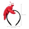 Amosfun Lobster Headwear, 6pcs Crayfish Claws Headbands, Hair Hoop Headbands, Costume Head Bopper Hats for Mardi Gras Theme Party Supplies, Halloween, Birthday, Christmas, Cosplay Parties, All Ages view 3