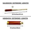 SUGRA ART Marine Collectible Dcor Nautical Spyglass-Antique Solid Brass 24 Inches Handcrafter Solid Brass Pirate Telescope with Wooden Box-Gift for Kids, Travelers and Adventures view 4