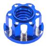 Alloy M4 RC RC Wheel Hex Nuts for 1/10 Crawler TRX4 TRX6 Axial SCX10 90046 AXI03007 Redcat D90 Slash 2WD MST Upgrade Part 8 Pcs/Set Navy Blue view 2