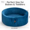 Fulton & Ivy Premium Baby and Toddler Ball Pit (35"x11.8") | Easy to Clean Memory Foam Ball Pit Made with Non-Toxic Materials | Durable Ball Pits for Toddlers 1-3 (Balls Not Included) view 4