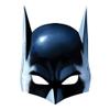Unique Batman Super Hero Birthday Party Supplies Favor Bundle includes 16 Party PaperMasks with 1 Dinosaur Sticker Sheet view 2