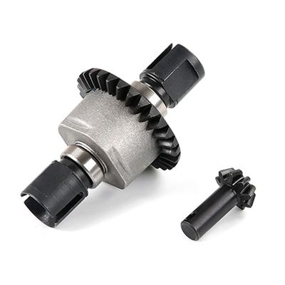 Greendhat Hpi Savage rovan di Diff Gear Assembled Kit for 1/8 Hpi Racing Savage XL Flux Rovan Torland Monster Brushless Truck Rc Car Parts ( Color : Silver and Black )