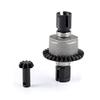Greendhat Hpi Savage rovan di Diff Gear Assembled Kit for 1/8 Hpi Racing Savage XL Flux Rovan Torland Monster Brushless Truck Rc Car Parts ( Color : Silver and Black ) view 2