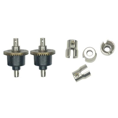 Greendhat 2Pcs Differential Assembly with 4Pcs Metal Axle Drive Cup,for XLF X03 X04 X-03 X-04 1/10 RC Car Monster Truck Parts ( Color : Auburn )