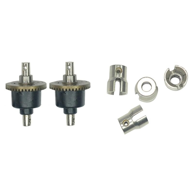 Greendhat 2Pcs Differential Assembly with 4Pcs Metal Axle Drive Cup,for XLF X03 X04 X-03 X-04 1/10 RC Car Monster Truck Parts ( Color : Auburn )