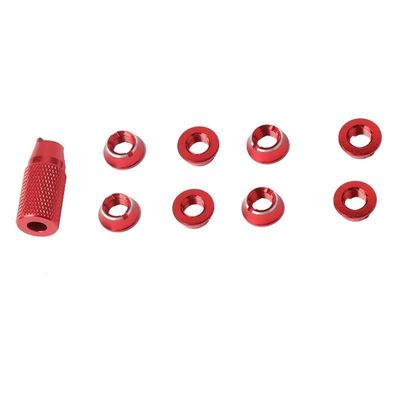 Greendhat Radio Transmitter Switch Fixed Nut & Installation Spanner for RadioLink Futaba JR Frsky Remote Controller T8FG T14SG T18Sz T16Sz ( Color : Red )