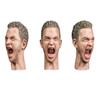 1/6 Scale Male Head Sculpt, European Male Soldier Expression Head Carved for 12inch Action Figure Body Doll Collection (Open Mouth Ver) view 1