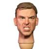 1/6 Scale Male Head Sculpt, European Male Soldier Expression Head Carved for 12inch Action Figure Body Doll Collection (Angry Ver) view 1