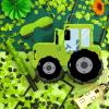 Lewtemi Tractor Piatas for Birthday Party Excavator Piata with Stick, Blindfold, Confetti for Adults Birthday Baby Shower Party Supplies view 2