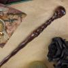 Handicraftviet Skull Wand - Handcrafted Real Wood Grain, Wizard Magic Wand for Adults Kids to a Magical Adventure, 15In Great Gift for Halloween view 2