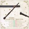 Handicraftviet Skull Wand - Handcrafted Real Wood Grain, Wizard Magic Wand for Adults Kids to a Magical Adventure, 15In Great Gift for Halloween view 3