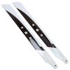 325mm Carbon Main Blades White Star Painted for RC Model Helicopter Aircraft Upgrade Hobby Parts view 1